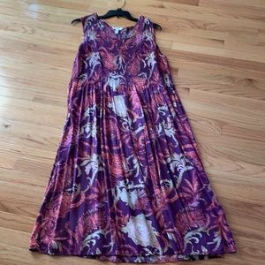 Sleeveless Floral Summer Dress